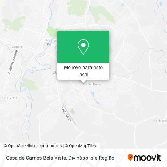 Casa de Carnes Bela Vista mapa