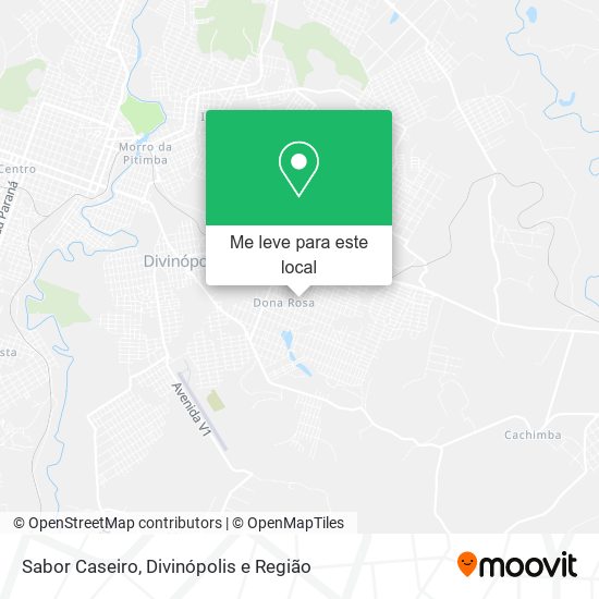 Sabor Caseiro mapa