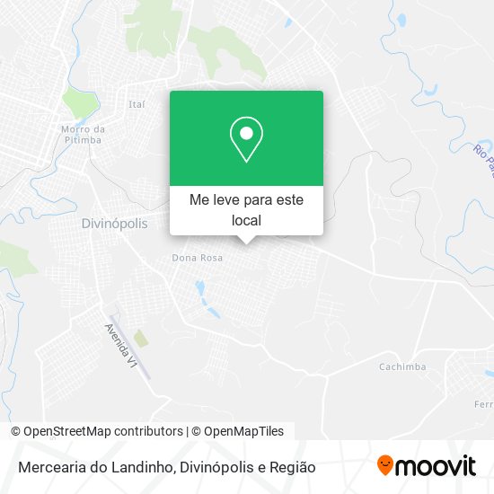 Mercearia do Landinho mapa