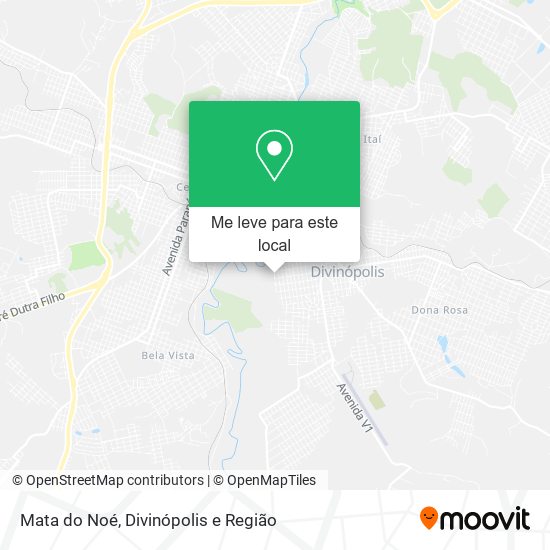 Mata do Noé mapa