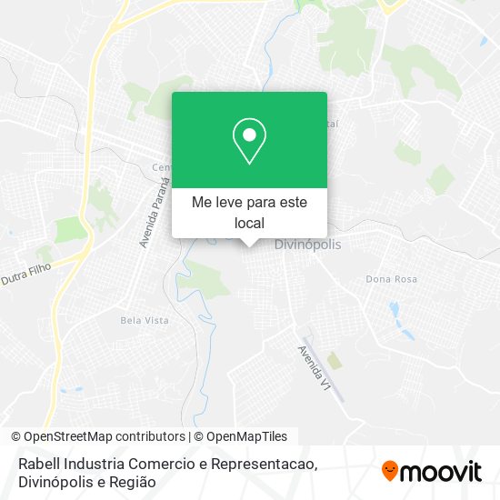 Rabell Industria Comercio e Representacao mapa