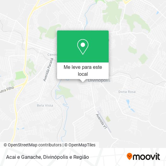 Acai e Ganache mapa