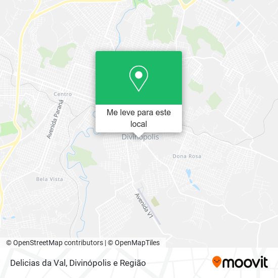 Delicias da Val mapa