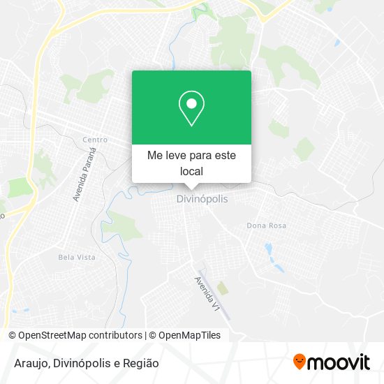 Araujo mapa