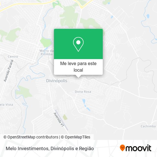 Melo Investimentos mapa