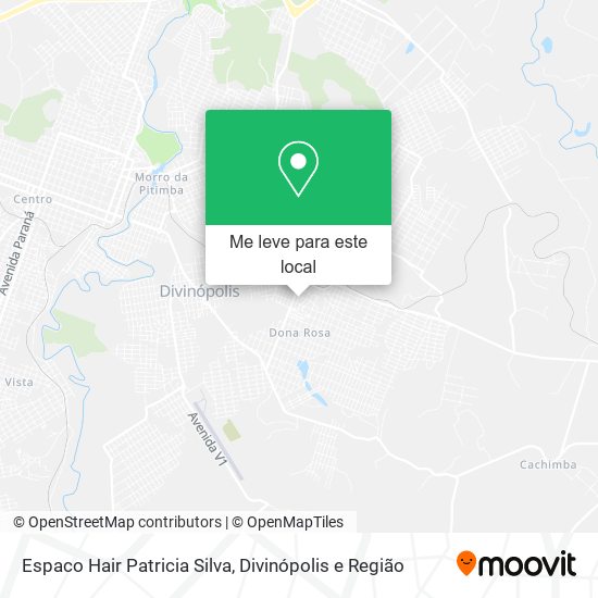 Espaco Hair Patricia Silva mapa