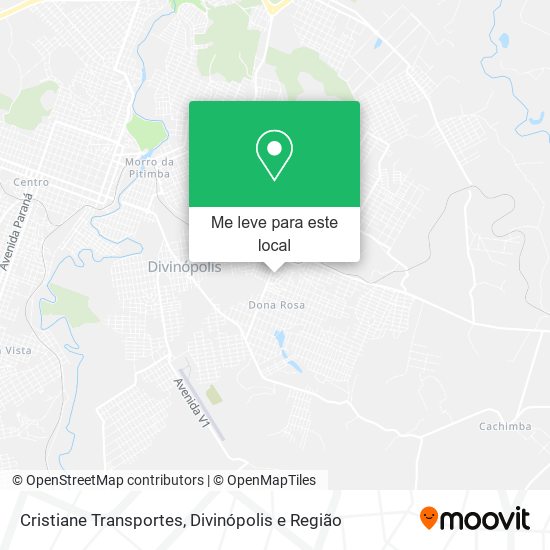 Cristiane Transportes mapa