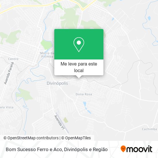 Bom Sucesso Ferro e Aco mapa