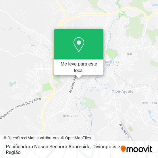 Panificadora Nossa Senhora Aparecida mapa