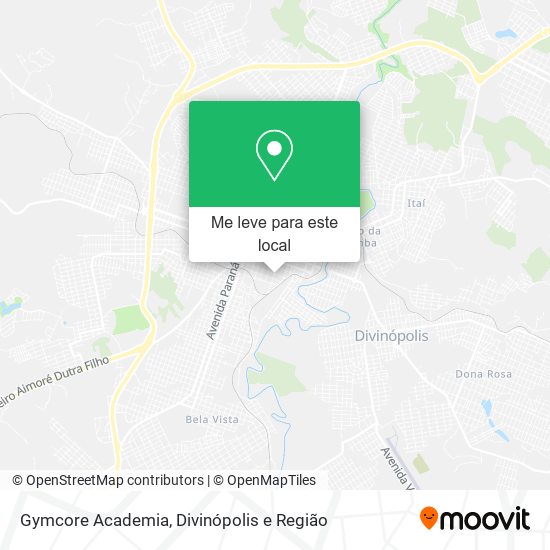 Gymcore Academia mapa