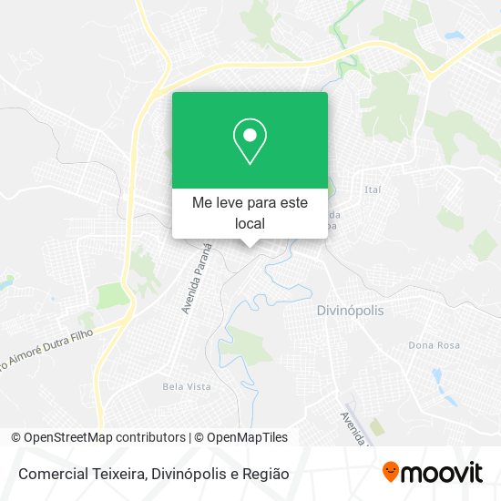 Comercial Teixeira mapa