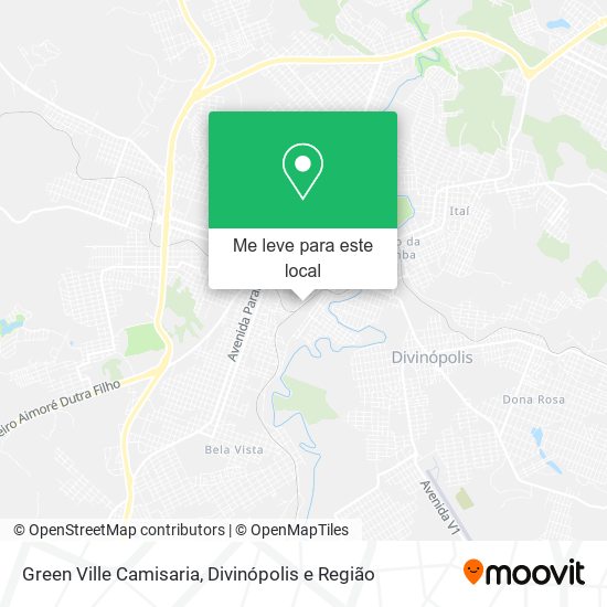 Green Ville Camisaria mapa