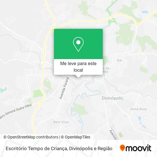 Escritório Tempo de Criança mapa