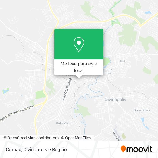 Comac mapa