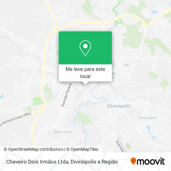 Chaveiro Dois Irmãos Ltda mapa