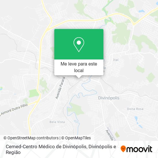 Cemed-Centro Médico de Divinópolis mapa