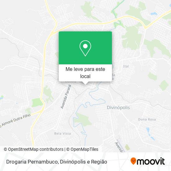 Drogaria Pernambuco mapa