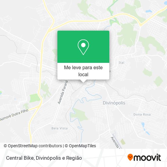 Central Bike mapa
