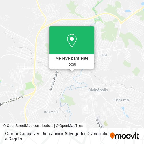 Osmar Gonçalves Rios Junior Advogado mapa