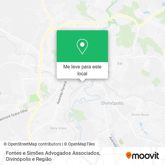 Fontes e Simões Advogados Associados mapa