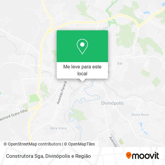 Construtora Sga mapa