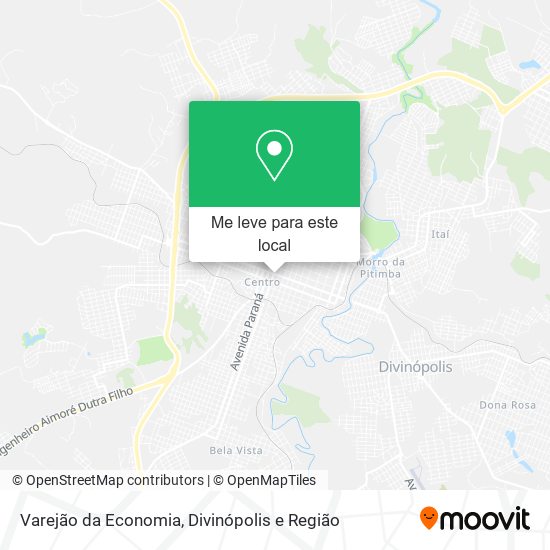 Varejão da Economia mapa