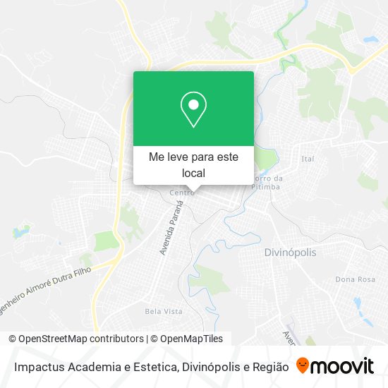 Impactus Academia e Estetica mapa