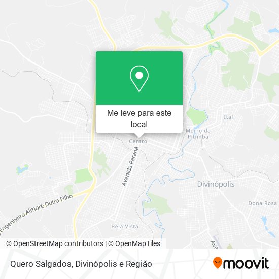 Quero Salgados mapa