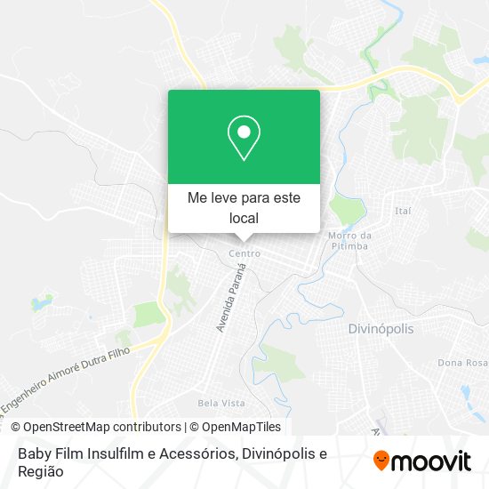 Baby Film Insulfilm e Acessórios mapa