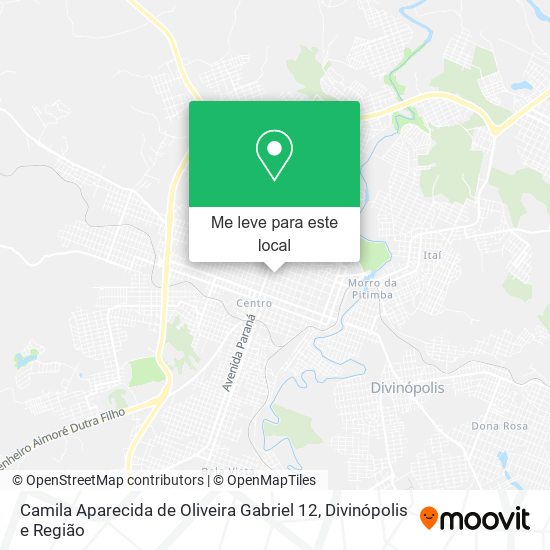 Camila Aparecida de Oliveira Gabriel 12 mapa