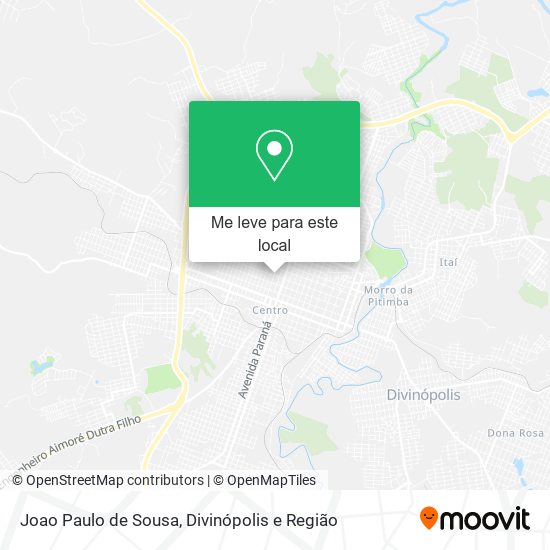 Joao Paulo de Sousa mapa