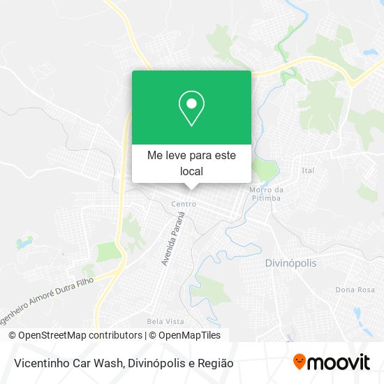Vicentinho Car Wash mapa