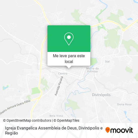 Igreja Evangelica Assembleia de Deus mapa