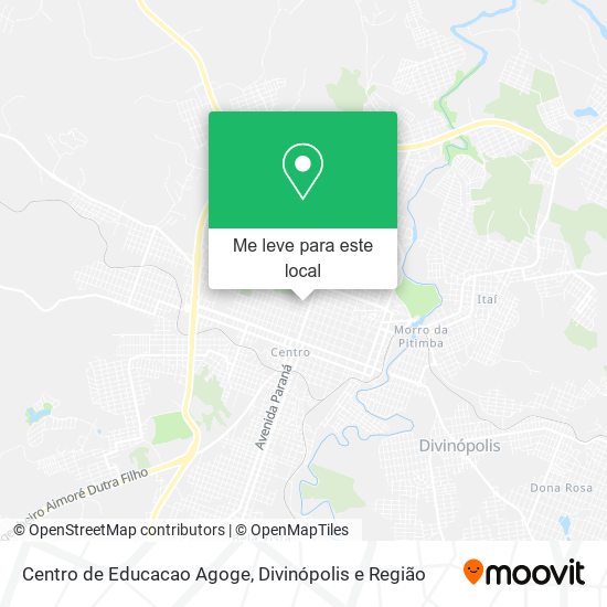 Centro de Educacao Agoge mapa