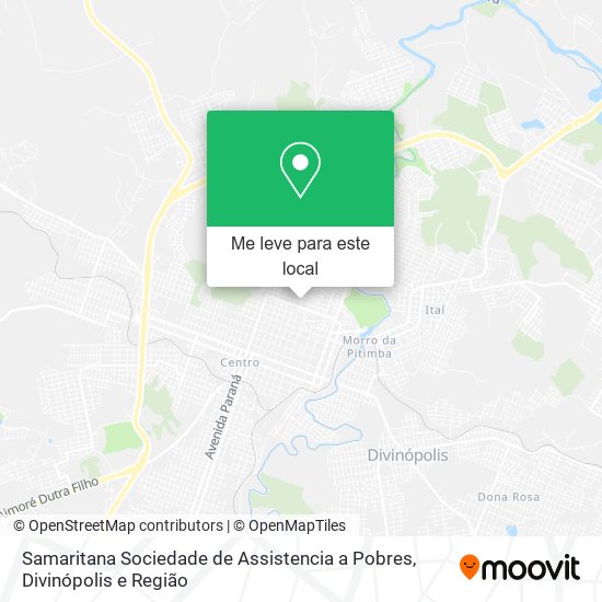 Samaritana Sociedade de Assistencia a Pobres mapa