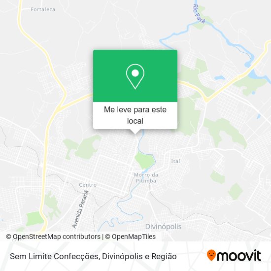 Sem Limite Confecções mapa
