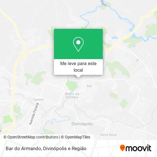 Bar do Armando mapa