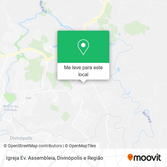 Igreja Ev. Assembleia mapa