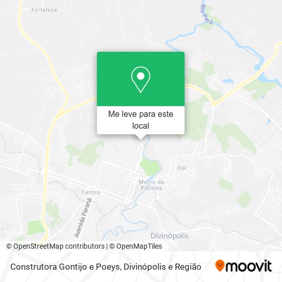 Construtora Gontijo e Poeys mapa