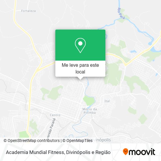 Academia Mundial Fitness mapa