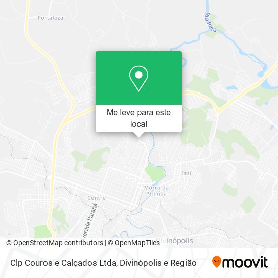 Clp Couros e Calçados Ltda mapa