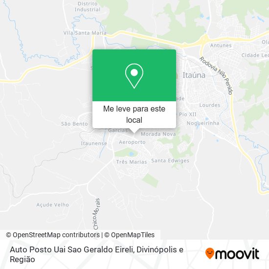 Auto Posto Uai Sao Geraldo Eireli mapa