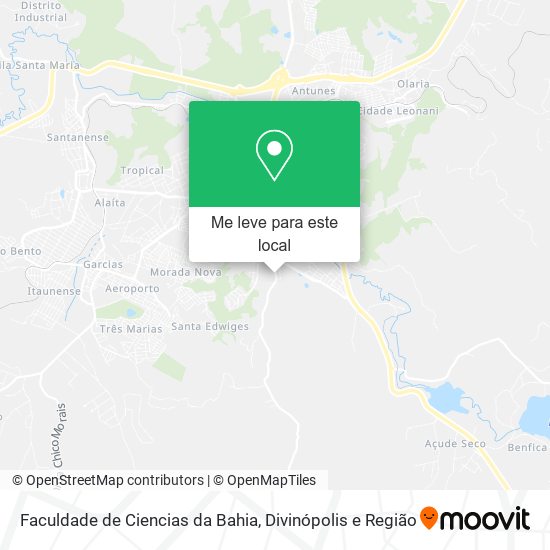 Faculdade de Ciencias da Bahia mapa