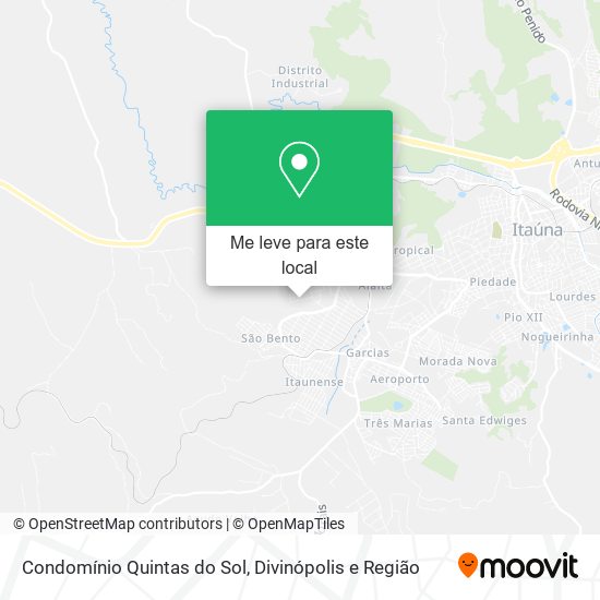 Condomínio Quintas do Sol mapa