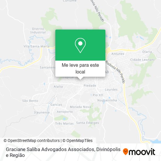 Graciane Saliba Advogados Associados mapa