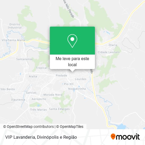 VIP Lavanderia mapa