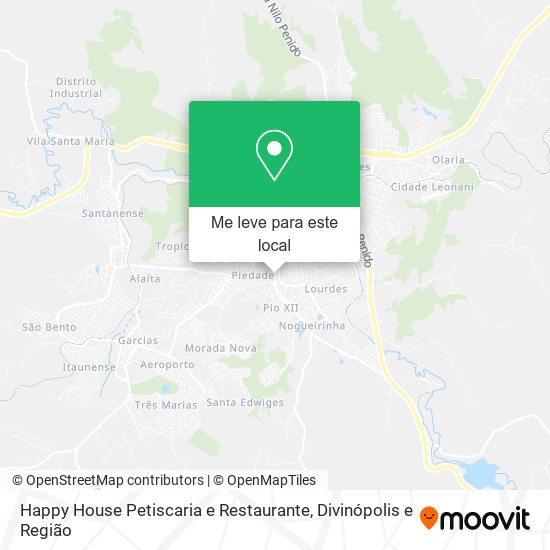 Happy House Petiscaria e Restaurante mapa