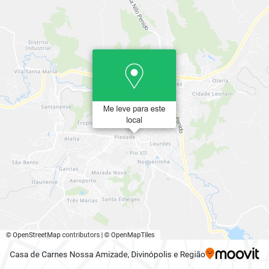 Casa de Carnes Nossa Amizade mapa