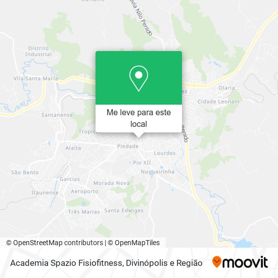 Academia Spazio Fisiofitness mapa