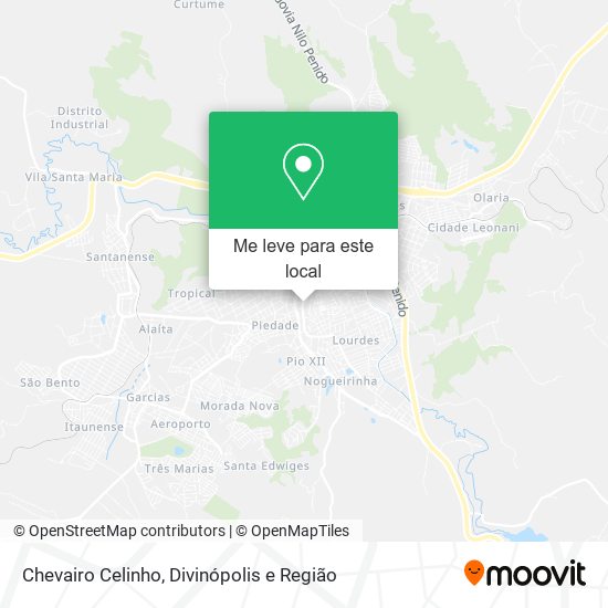 Chevairo Celinho mapa